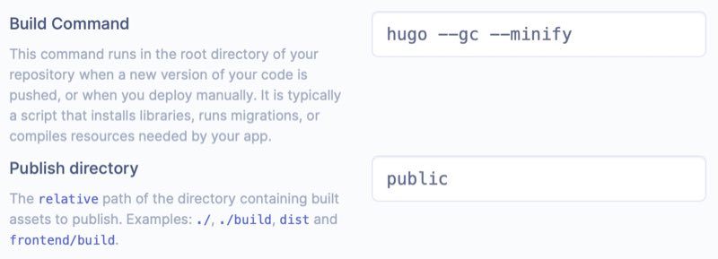 Render 設定のスクリーンキャプチャ